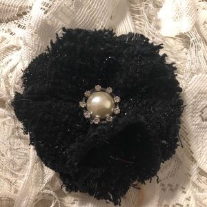 y2k Floral rhinestone costume pearl hair pin accessory